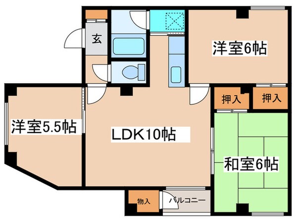 ＴＲ１６９の物件間取画像